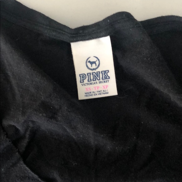 PINK NYC VICTORIAS SECRET SEQUIN TOP WITH HEART - Picture 2 of 3